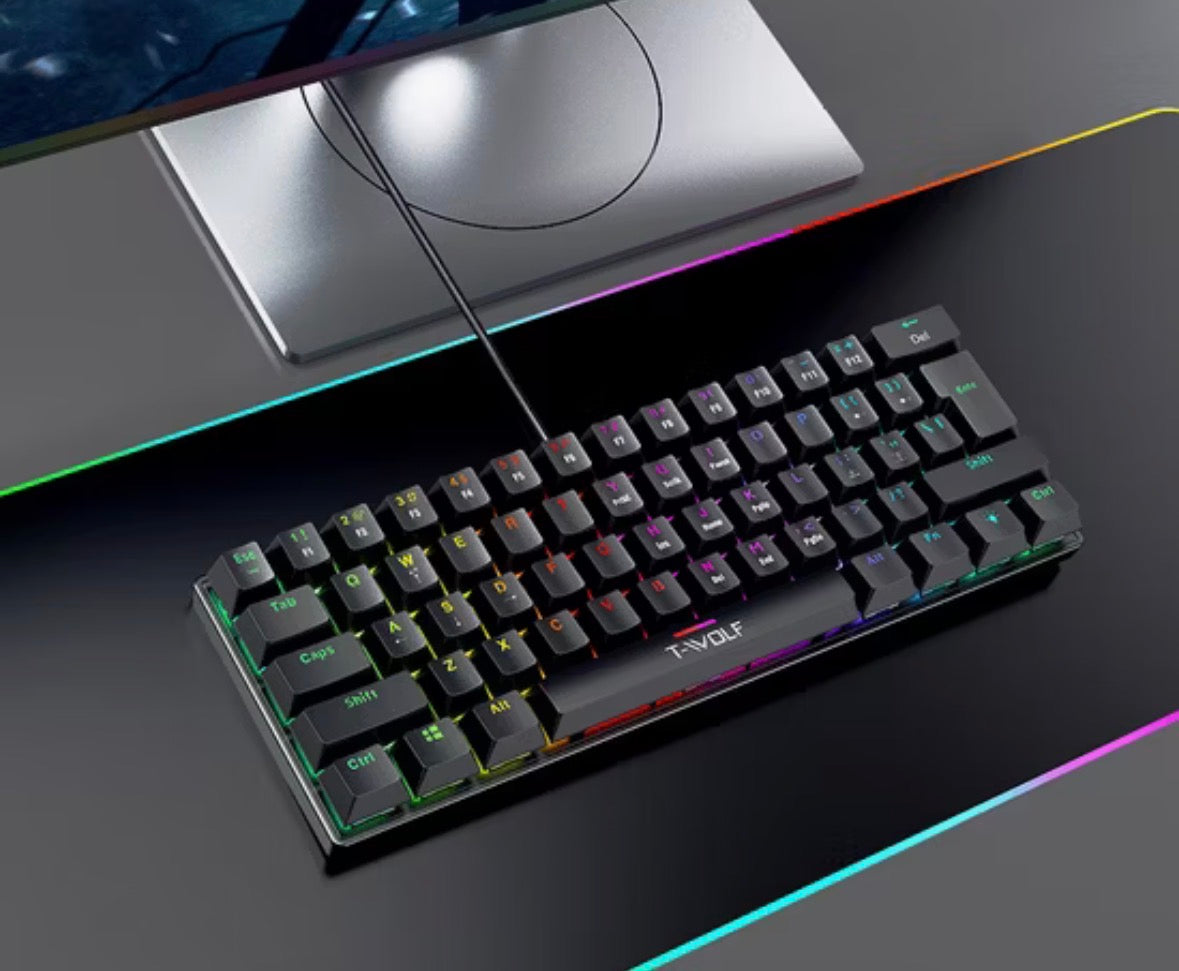 TECLADO MECÁNICO GAMER DN-K61-TC