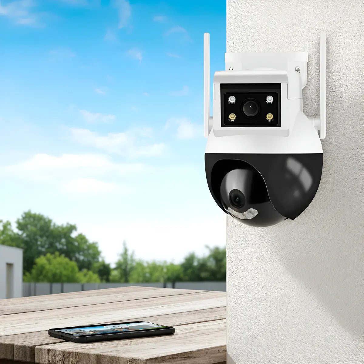 CAMARA WIFI 1080 CON 2 LENTES