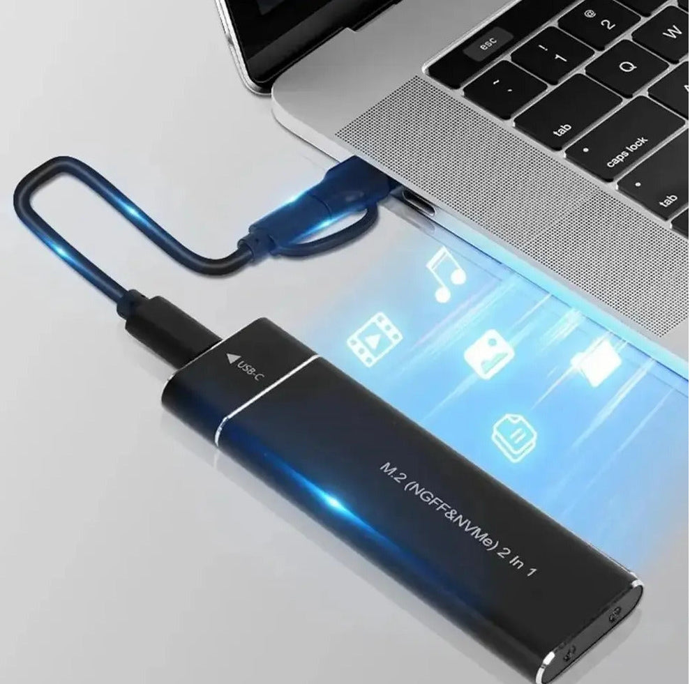 ADAPTADOR CASE USB C PARA SSD M.2 DN-K2601