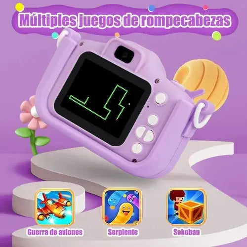 CÁMARA DIGITAL INFANTIL HD DOBLE LENTE
