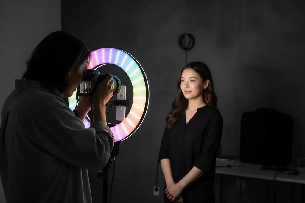 ARO DE LUZ LED RGB 14"