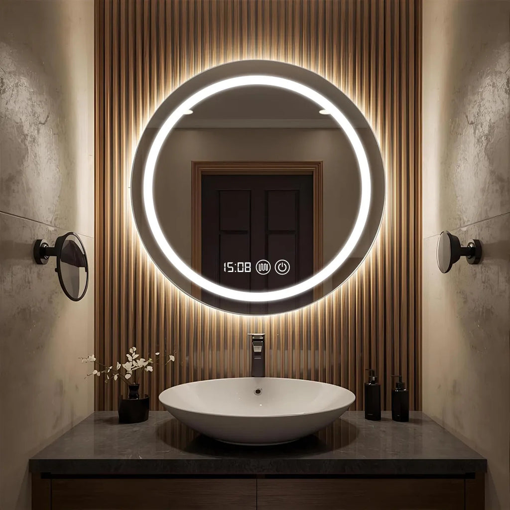 ESPEJO LED TOUCH INTELIGENTE REDONDO