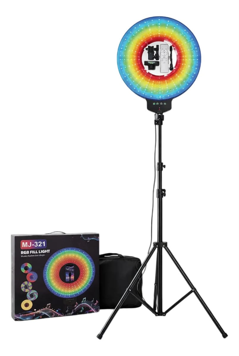 ARO DE LUZ LED RGB 14"