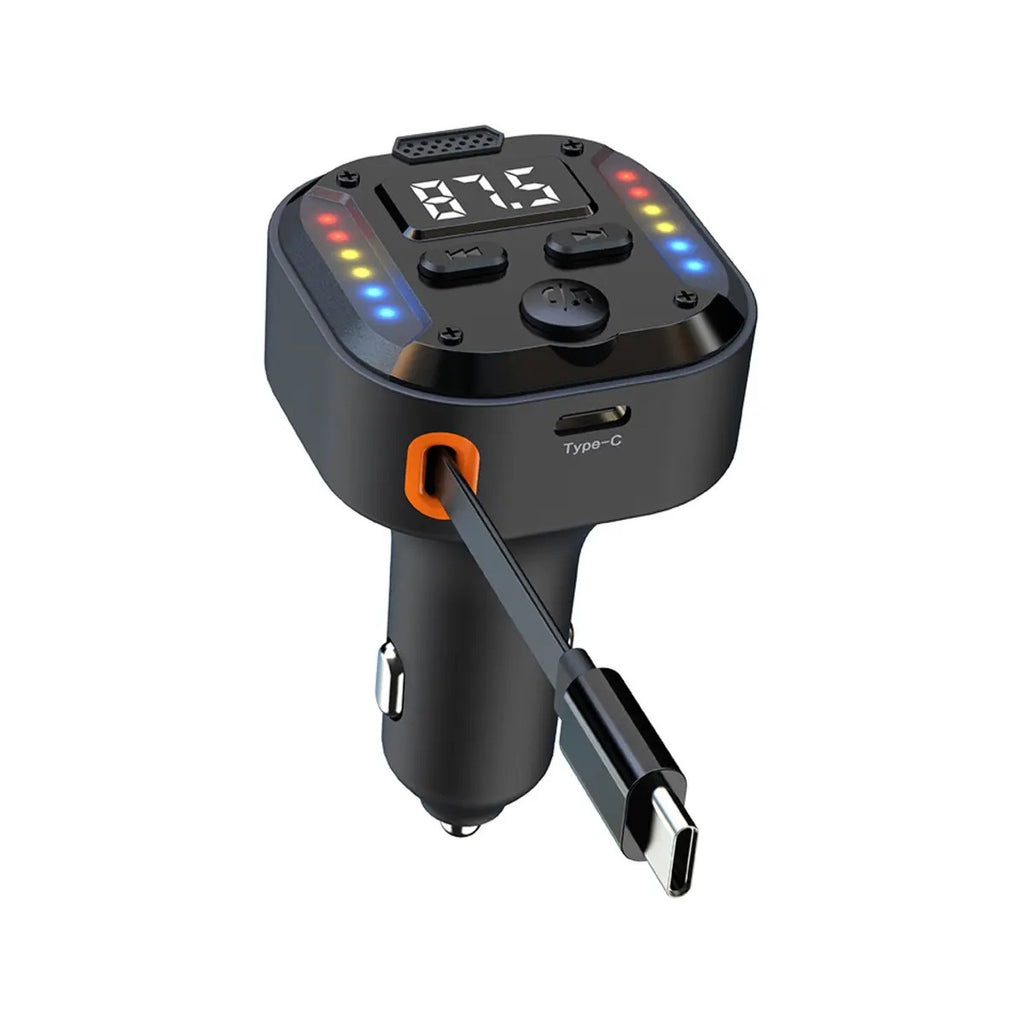 TRANSMISOR FM BLUETOOTH + CARGADOR RÁPIDO PD 45W