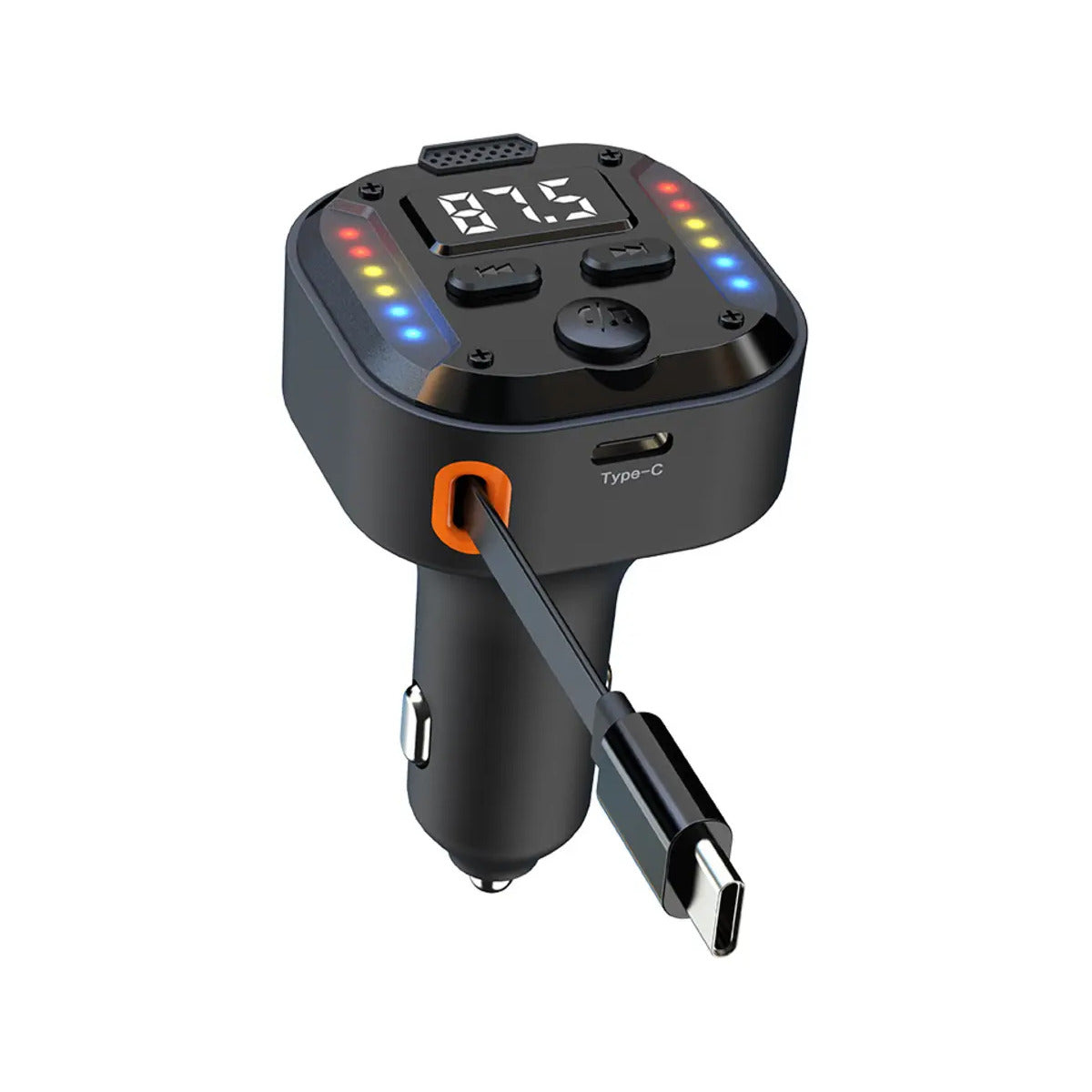 TRANSMISOR FM BLUETOOTH + CARGADOR RÁPIDO PD 45W