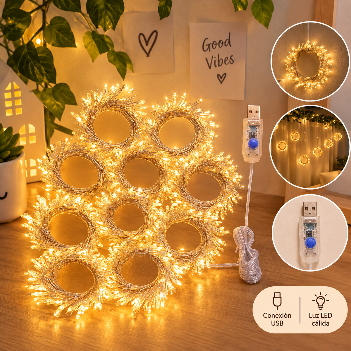 CORTINA DE LUCES LED FEL2605113