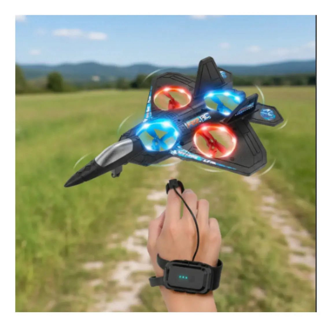 AVIÓN DE ESPUMA DRONE CON CONTROL REMOTO