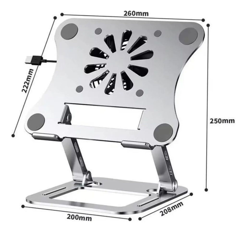 BASE STAND METÁLICA PARA LAPTOP   HXZJ61