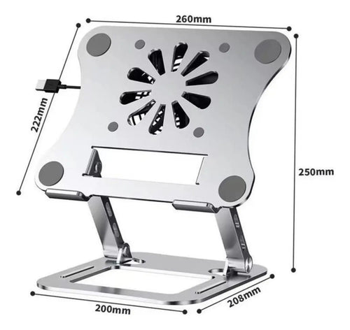 BASE STAND METÁLICA PARA LAPTOP   HXZJ61