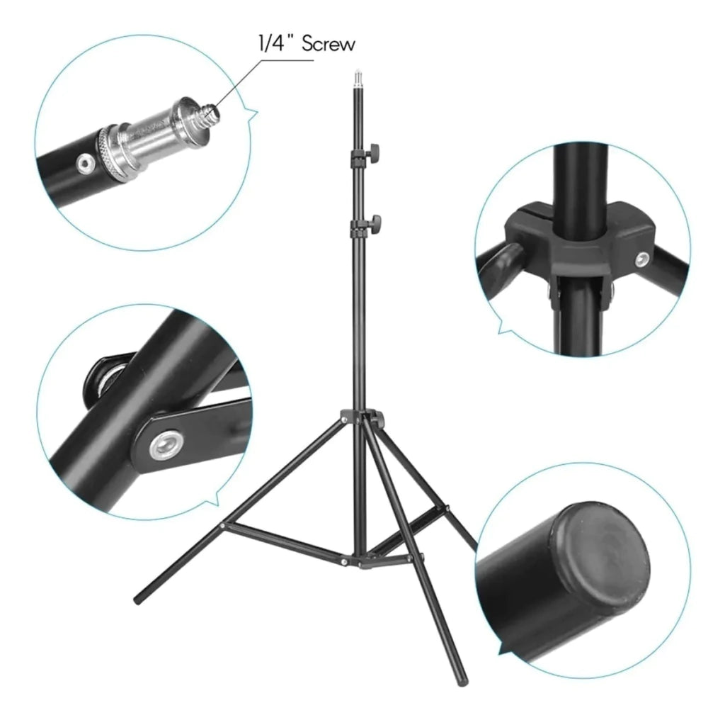 TRÍPODE AJUSTABLE DE ALUMINIO