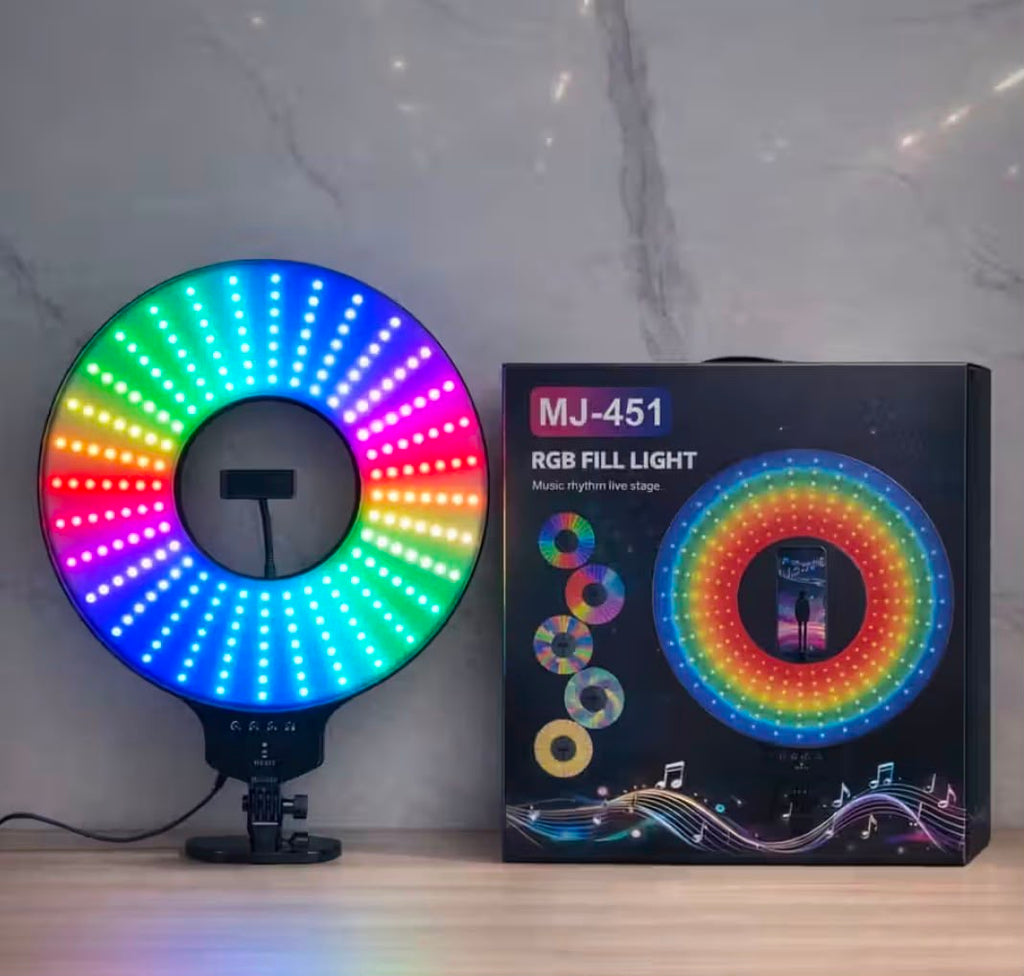 ARO DE LUZ LED RGB 18”