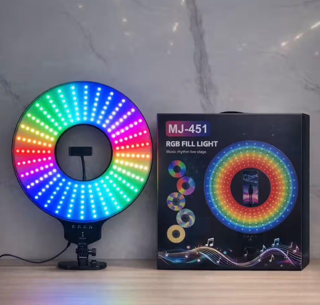ARO DE LUZ LED RGB 18”