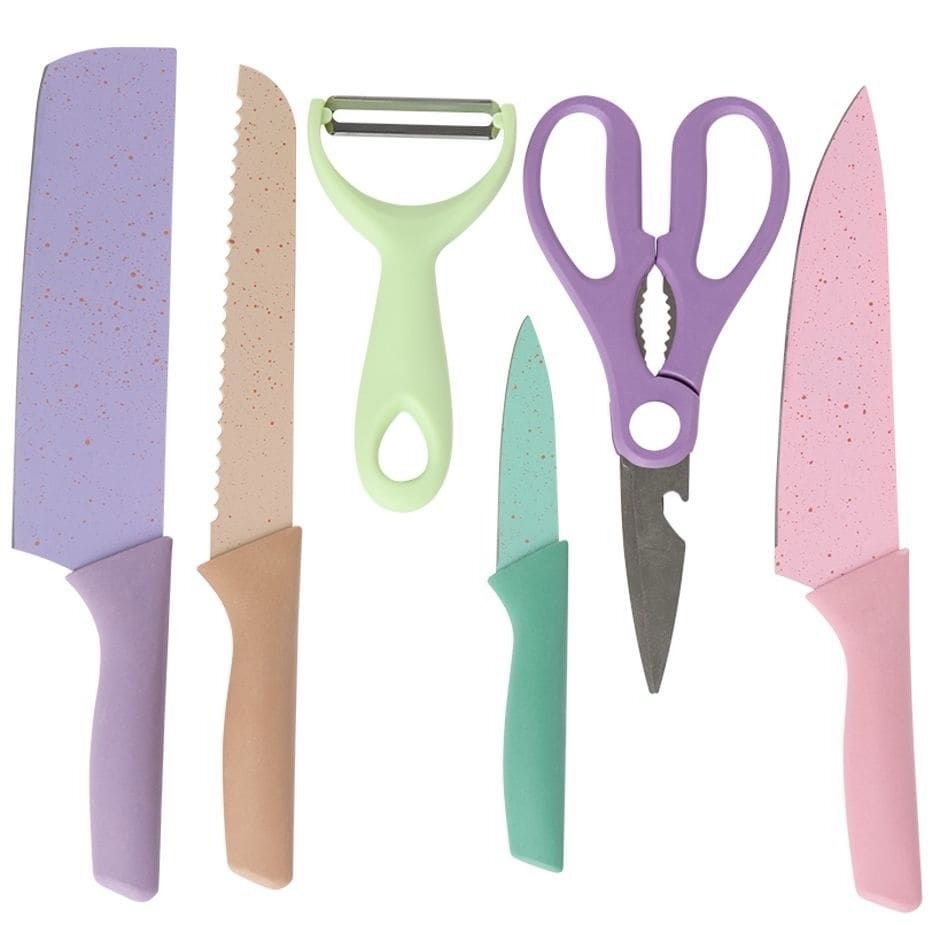 SET DE CUCHILLOS 6 PIEZAS