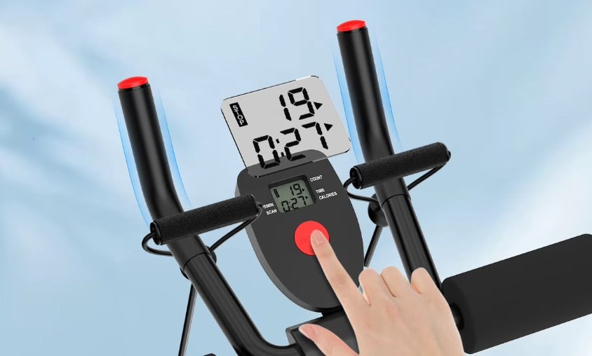 MÁQUINA DE ABDOMINALES Y LIGAS C/CONTADOR DIGITAL