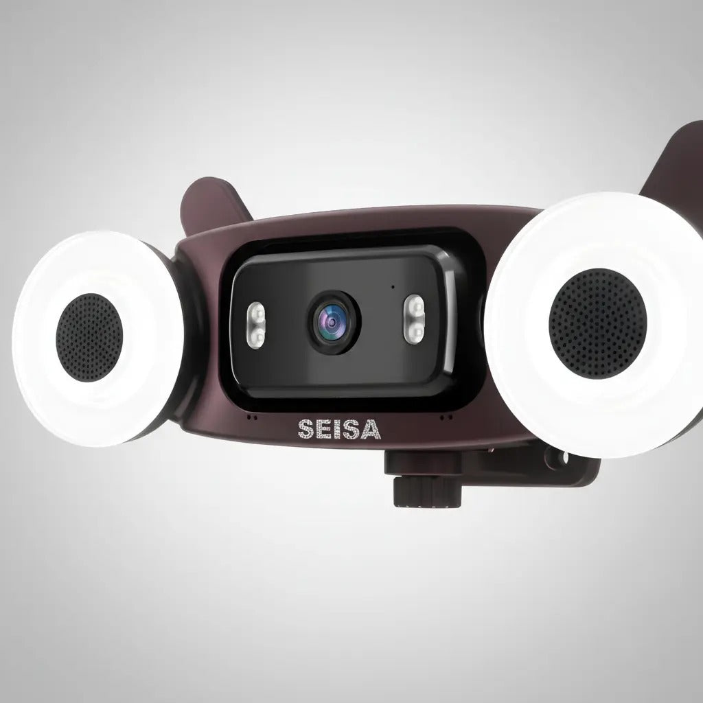 CÁMARA WIFI 1080P CON PARLANTE Y LÁMPARA IPC-Q910