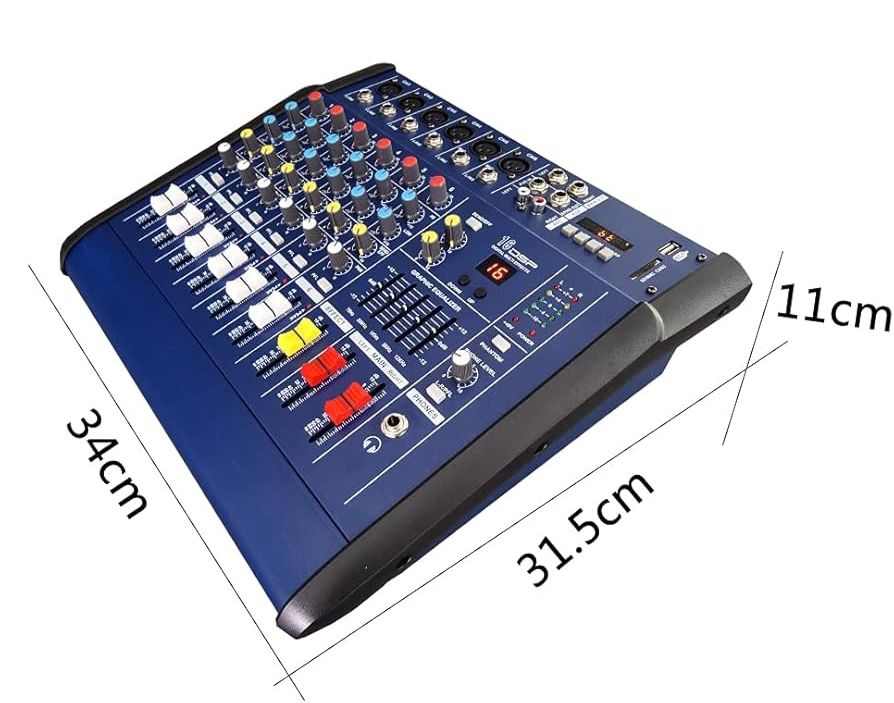 CONSOLA DE AUDIO PROFESIONAL 8 CANALES YX-X9856