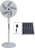 VENTILADOR CON PANEL SOLAR 16" SQ-FS168