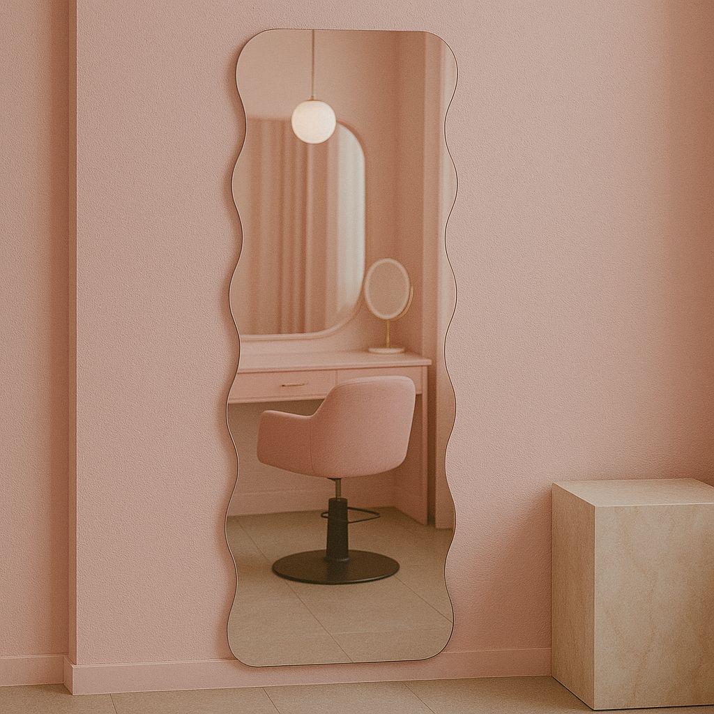 ESPEJO ACRÍLICO DISEÑO DE ONDAS