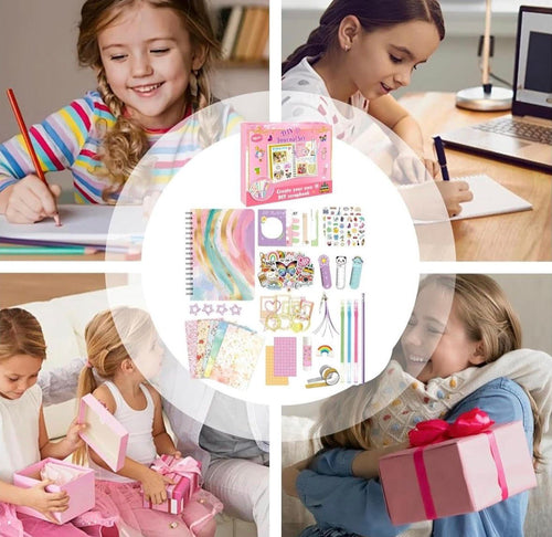 AGENDA DIY JOURNAL BOOK PERSONALIZABLE CON ACCESORIOS