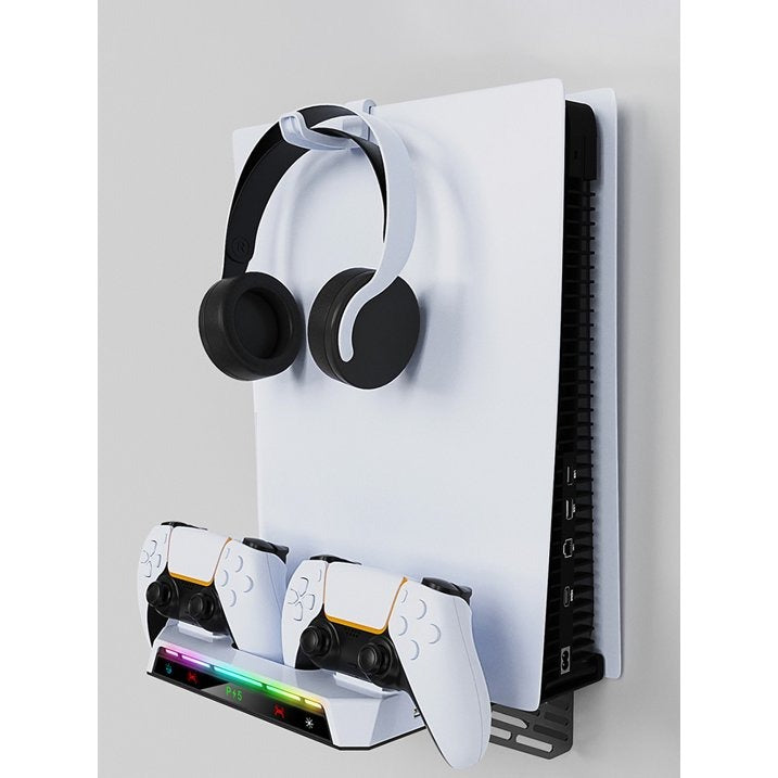 SOPORTE DE PARED PARA PS5 / PS5 SLIM CON RGB YZC-505