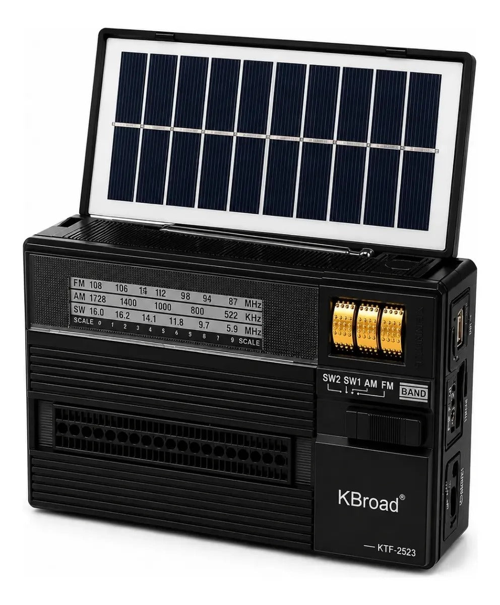 RADIO PARLANTE SOLAR KTF-2523