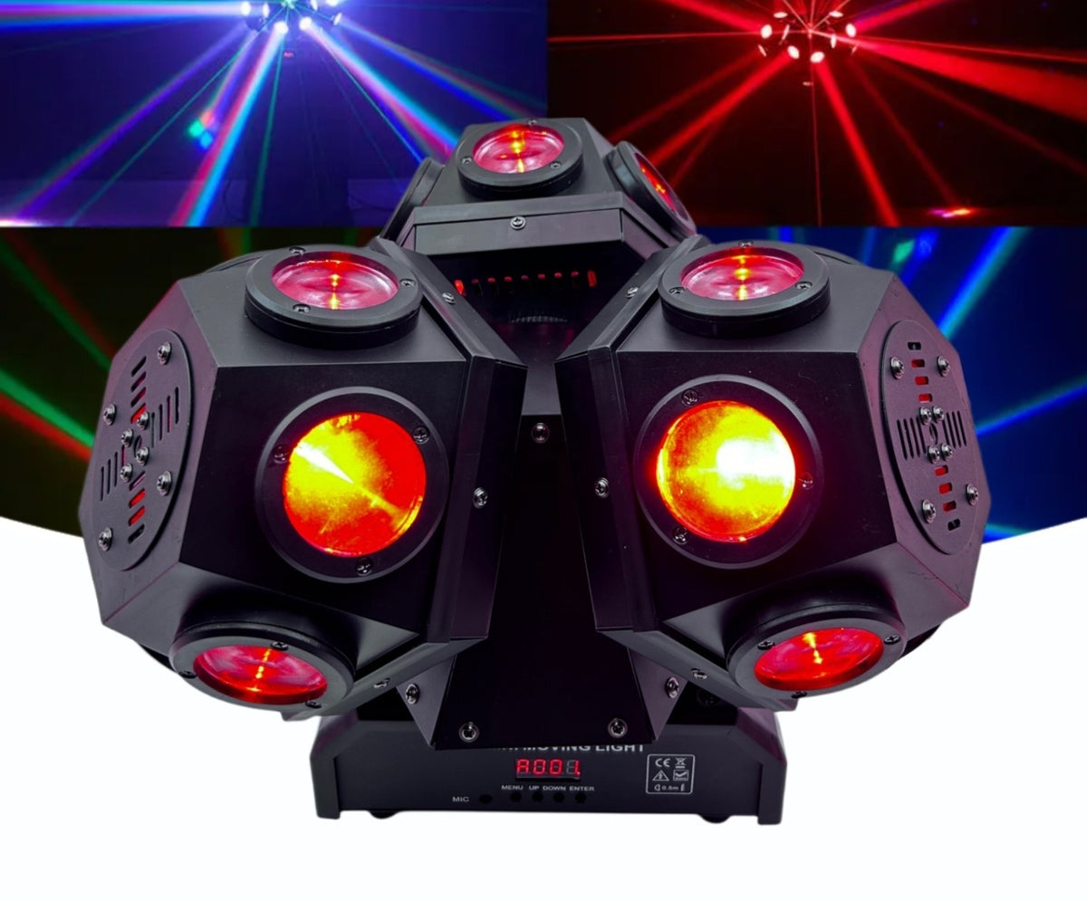 CABEZA MÓVIL 3 CABEZAS 180W RGB RSDS-067