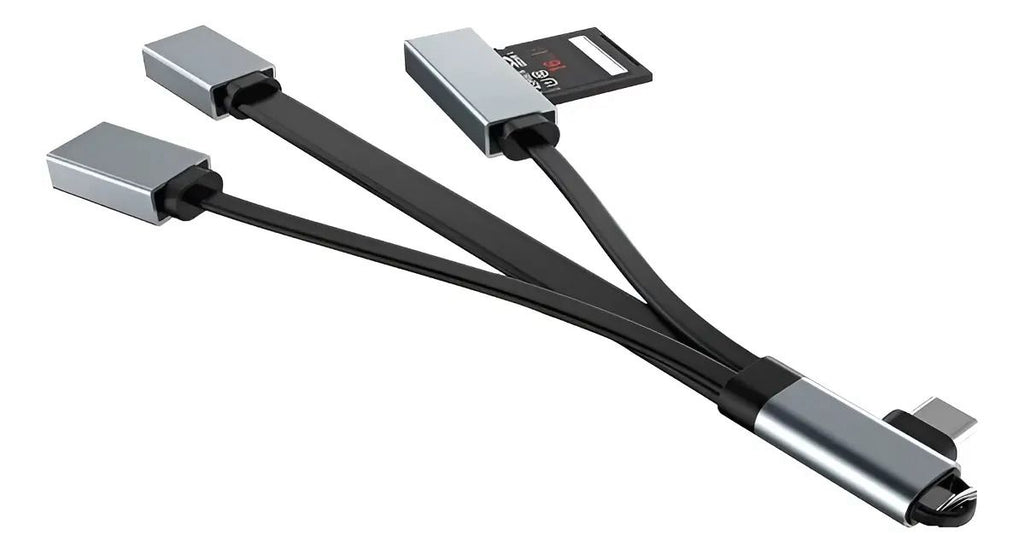 ADAPTADOR HUB USB-C 4 EN 1 MODELO HC-06C