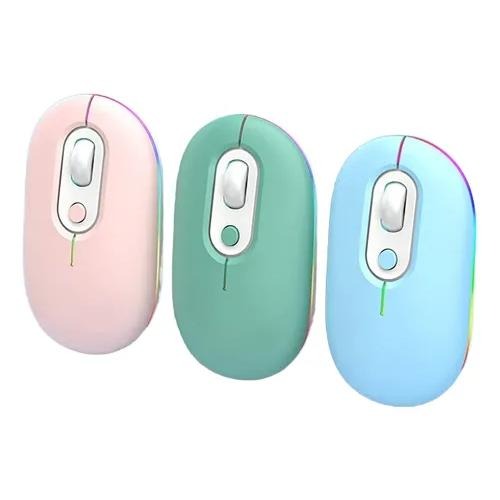 MOUSE INALAMBRICO 2.4G, Y BLUETOOTH RECARGABLE