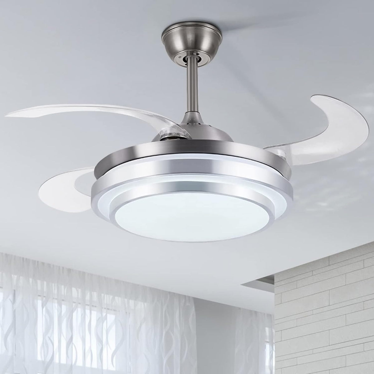 VENTILADOR DE TECHO CON LÁMPARA LED 42" FEL2411182