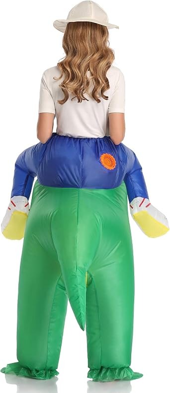 DISFRAZ INFLABLE DE DINOSAURIO CQ10002 TALLA M