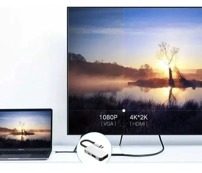 ADAPTADOR HUB USB-C 3 EN 1 MODELO BYL-2122