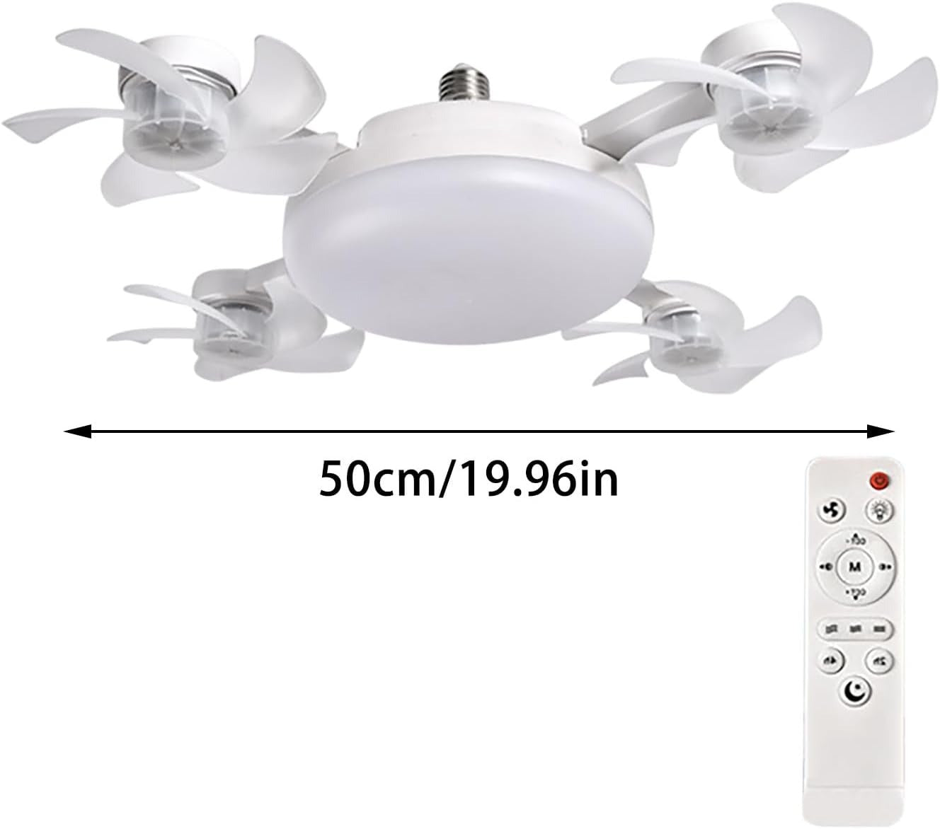 VENTILADOR DE TECHO TIPO DRON CON LUZ LED CP-FS0