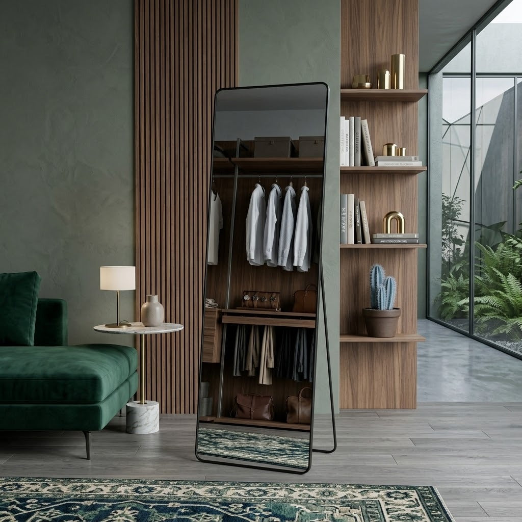 ESPEJO CUERPO COMPLETO CON SOPORTE  150X42 CM FEL222605003