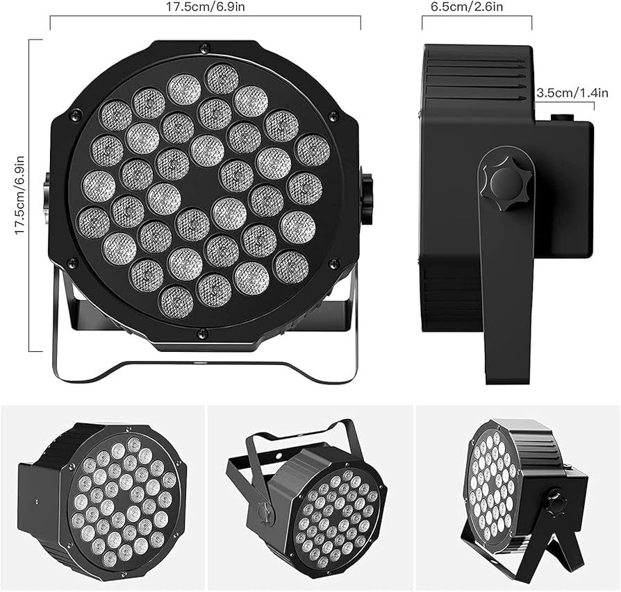 LUZ PROTÓN RGB 36 LUCES LED P-36B