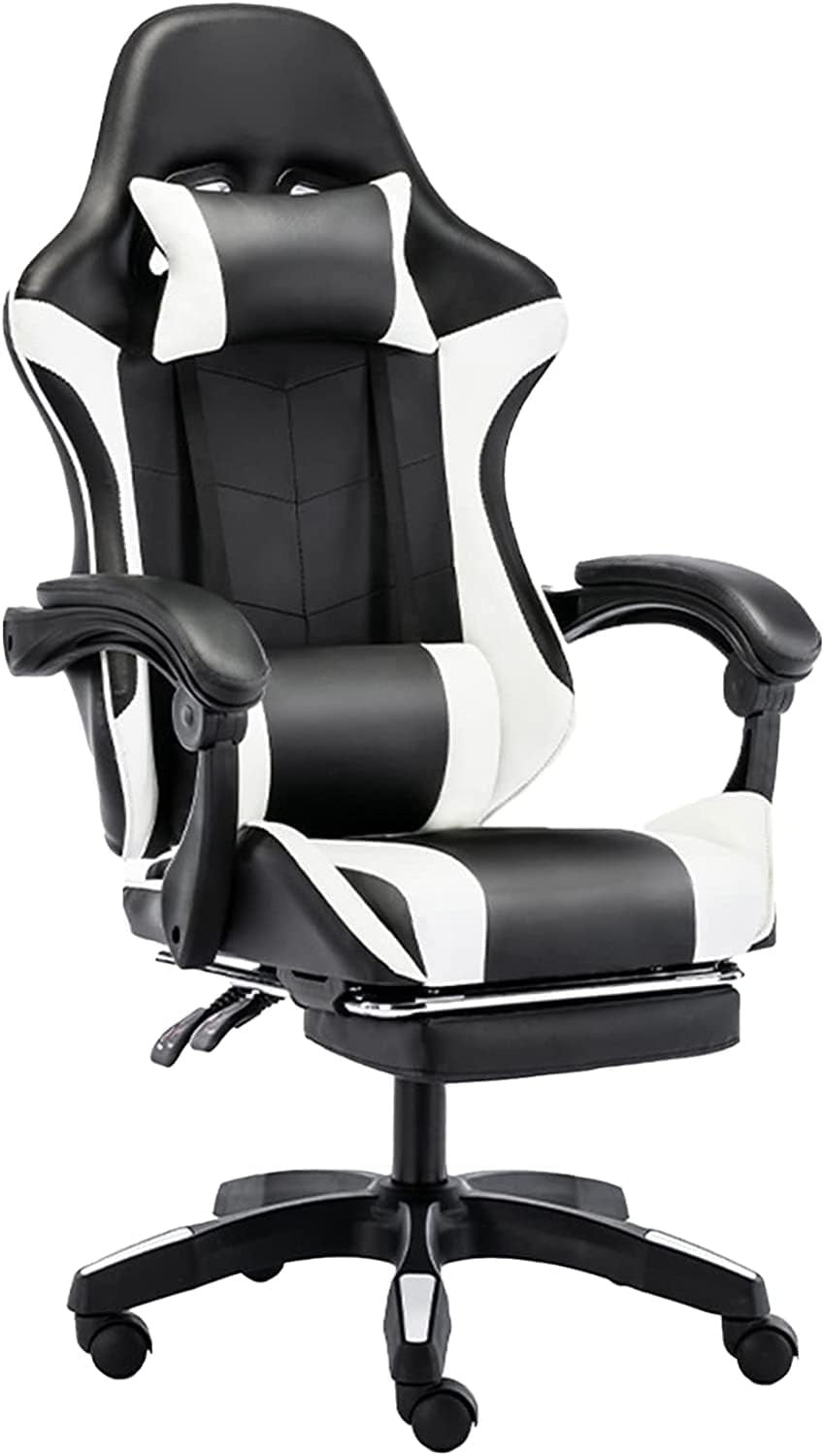 SILLA GAMER ERGONOMICA CON REPOSA PIES