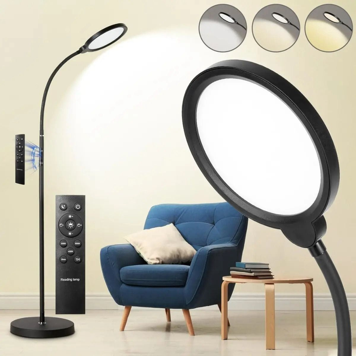 LÁMPARA DE PIE MODELO LED-Q9862