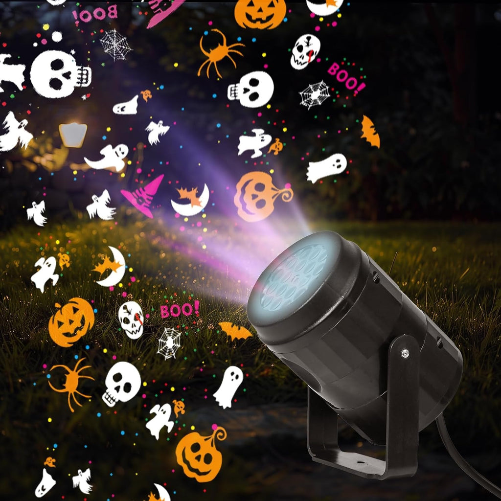 PROYECTOR LED FIGURAS DE HALLOWEEN