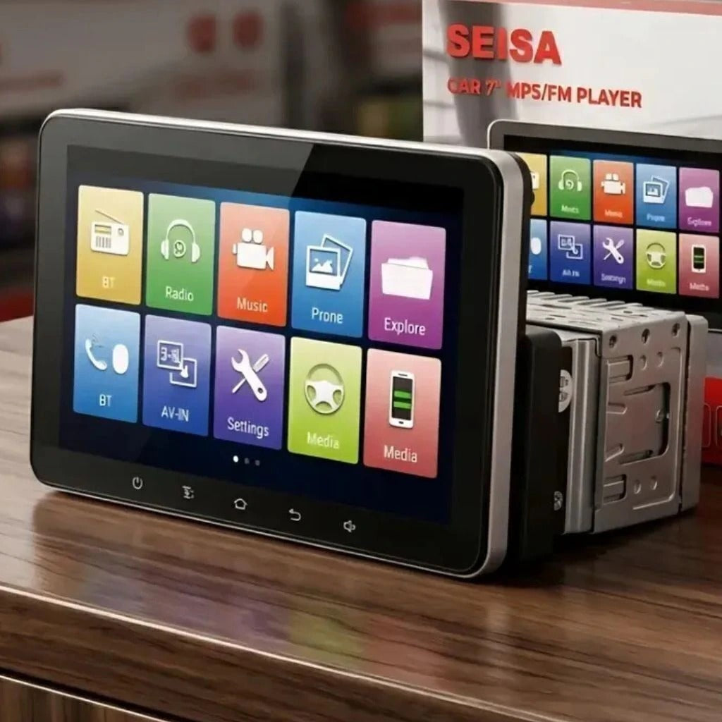 PANTALLA MP5 7” 1DIN CON CARPLAY MODELO QM-7300