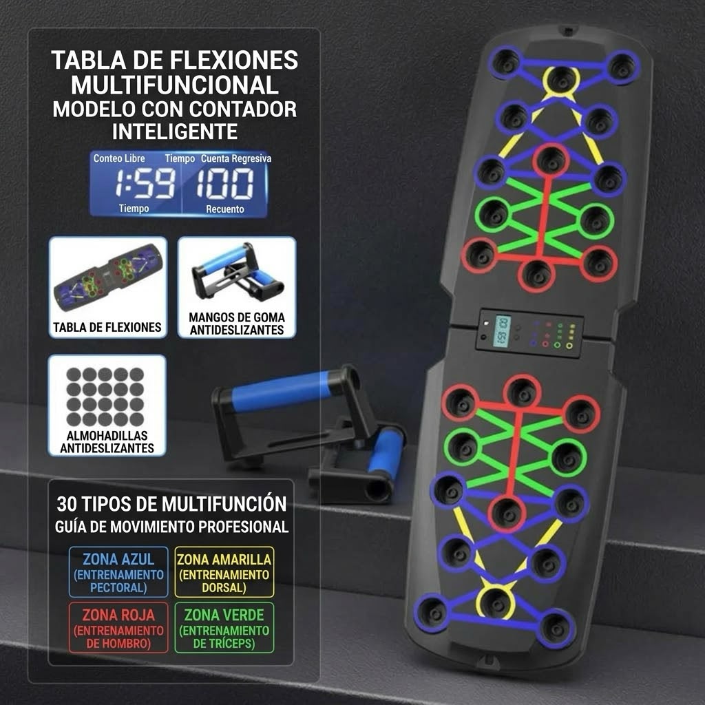 TIMER PUSH UP BOARD CON BOLSO ~ FEL2408010