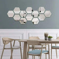 SET DE 12 ESPEJOS HEXAGONALES