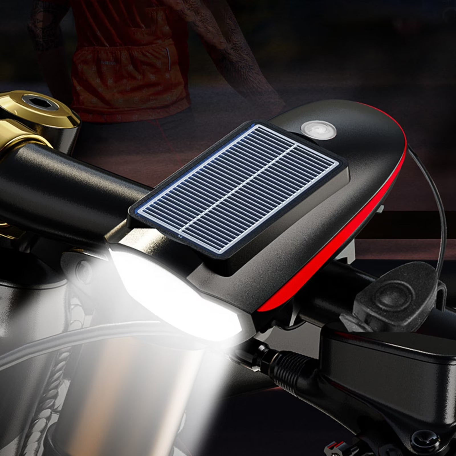 LÁMPARA SOLAR PARA BICI