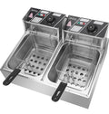 FREIDORA GYNIPOT INDUSTRIAL DOBLE 14L + 14L