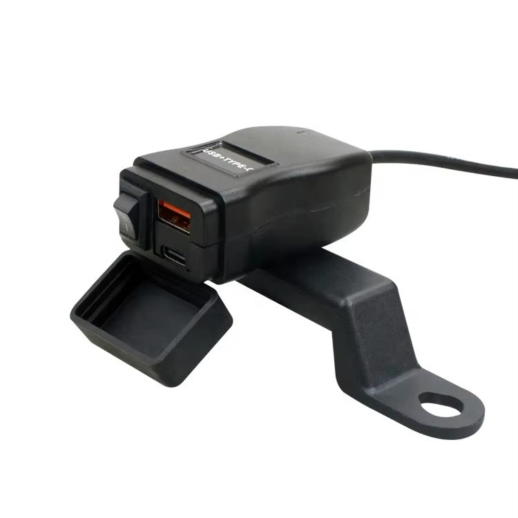 CARGADOR USB + TIPO C PD PARA MOTO YC-A149PD