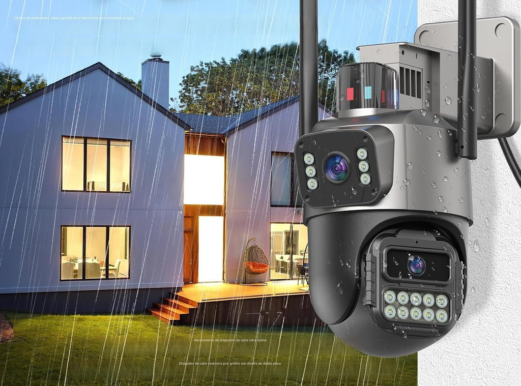 CÁMARA WIFI DE 600W DOBLE LENTES APP YOOSEE IPC-Q8119