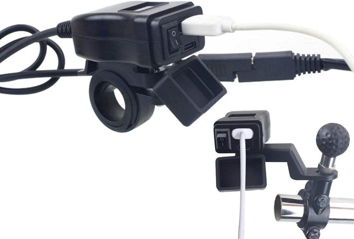 CARGADOR USB + TIPO C PD PARA MOTO YC-A149PD