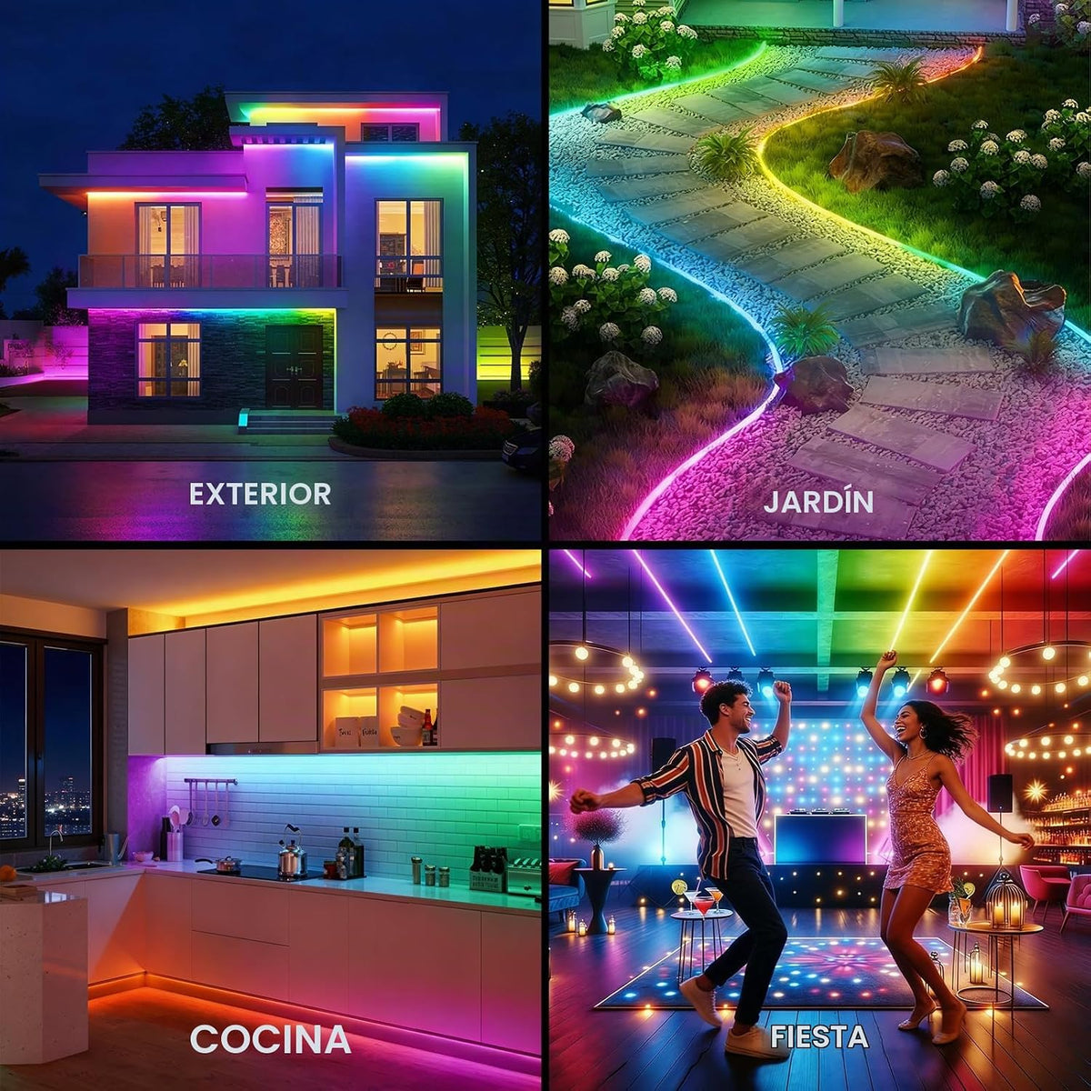 CINTA DE LUZ NEÓN LED 10 METROS ~ FEL2605042