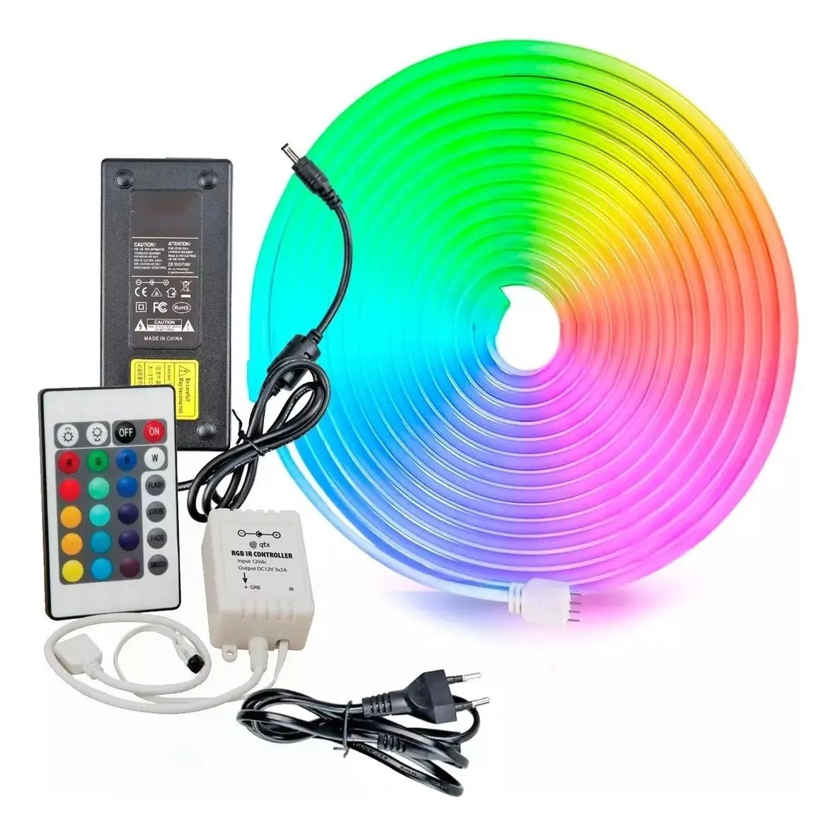 NEÓN LED FLEXIBLE KIT RGB SECUENCIAL 5050 LED-5050NH72TZ-24V-HC