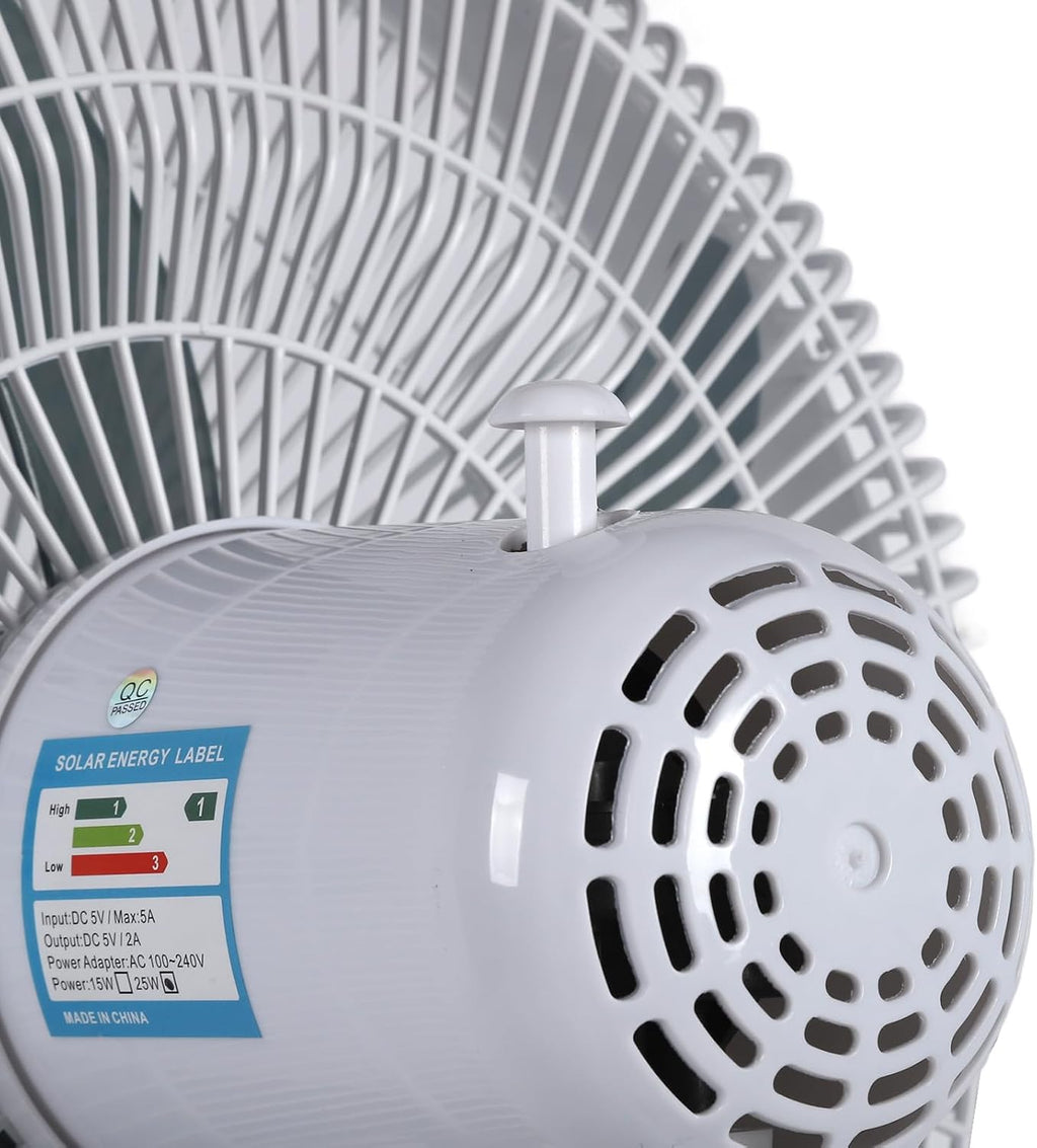 VENTILADOR CON PANEL SOLAR 16" SQ-FS168