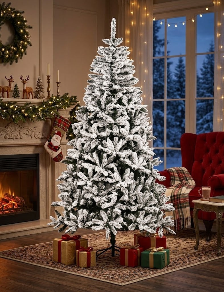 ÁRBOL DE NAVIDAD NEVADO 2.10 MTS