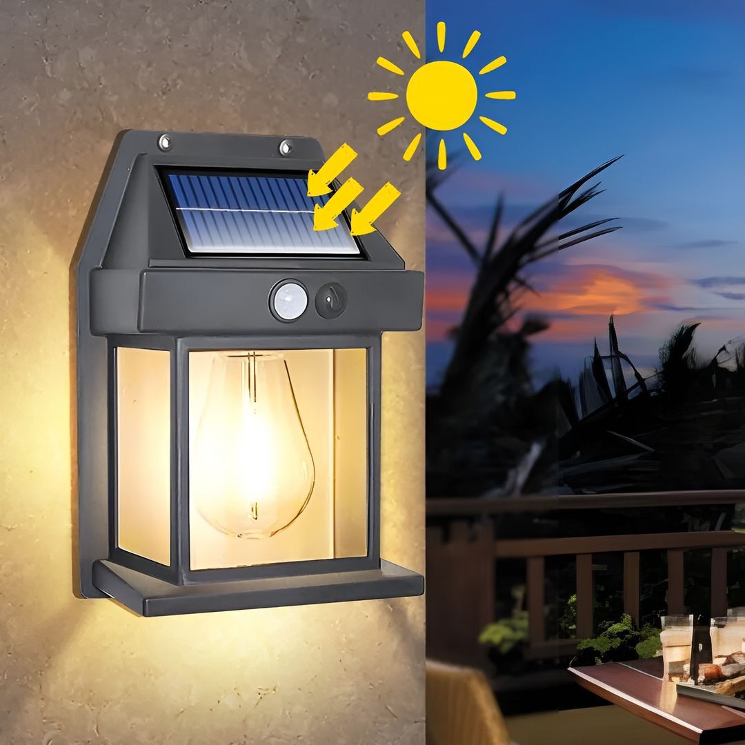 LÁMPARAS SOLARES CON SENSOR DE MOVIMIENTO